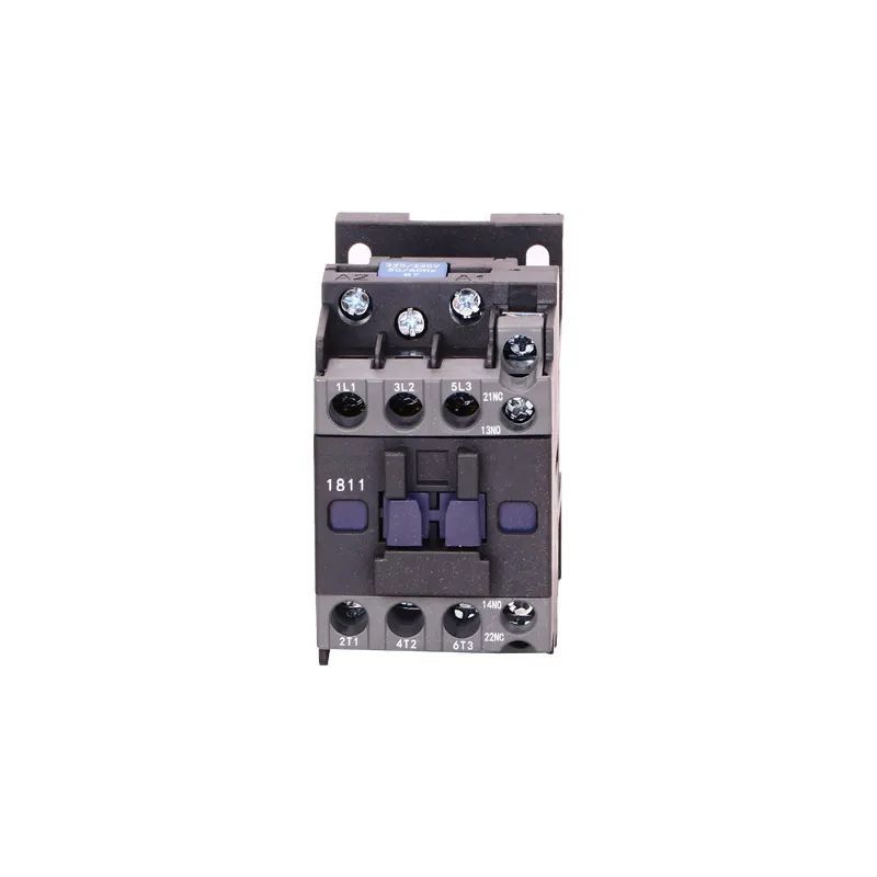 32A 220VAC 3-Pole Industrial AC Contactor With IP20 And Screw Or DIN Rail Installation