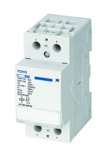 1NO 1NC Miniature Household AC Contactor 63amp 2 Phase IP20