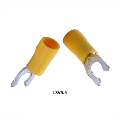주문 제작된 격리된 잠금장치 스페이드 단자 LSV LSVL LSVS 구리 포크 로크 유형