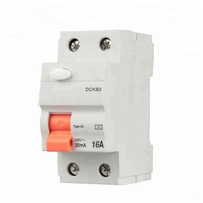 잔류전류 작은 회로 차단기 형식 AC DCKB 30 ｍÅ 16a 2p RCCB 4 막대기