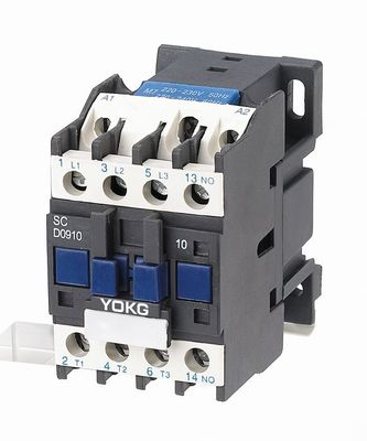 은 YOKG 20A 3극 AC 접촉기 SC09 - 12 690V 검정 IP20