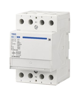 25A 소형 가정용 AC 접촉기 Din 레일 접촉기 50Hz IEC