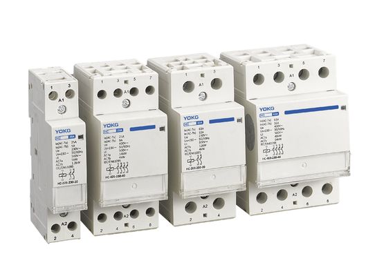 63A 등급 전류 실버 포인트 AC 접촉기 4KV 등급 충동 저항 전압